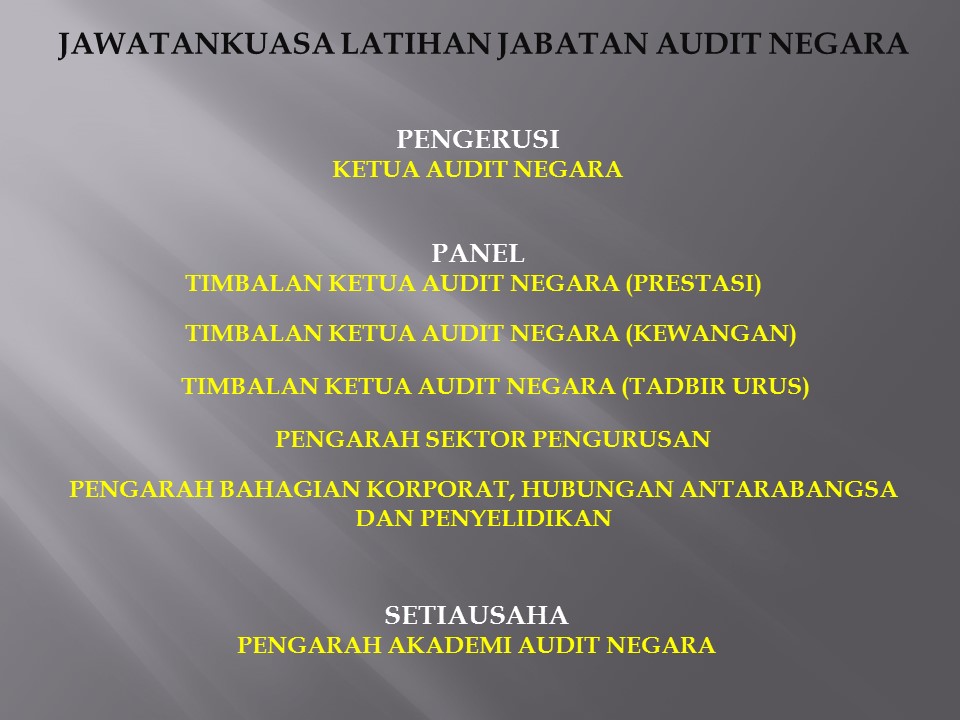 jawatankuasa latihan jan