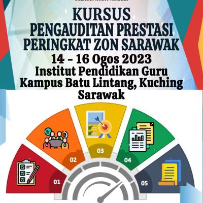 Kursus Pengauditan Prestasi Peringkat Zon Sarawak