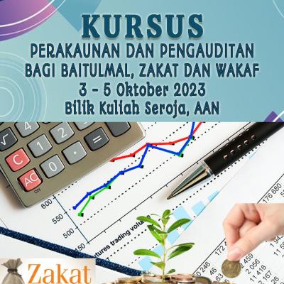Kursus Perakaunan dan Pengauditan Bagi Baitumal, Zakat dan Wakaf