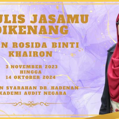 Majlis Jasamu Dikenang - Pn. Rosida