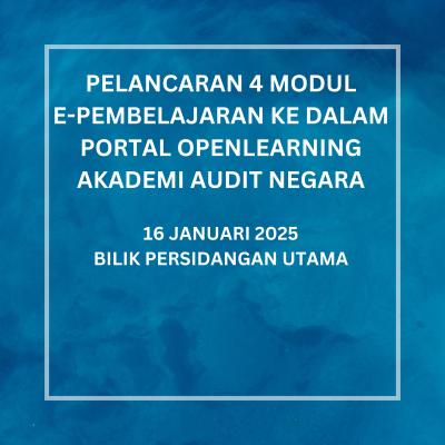 Pelancaran 4 Modul e-Pembelajaran Ke Dalam Portal OpenLearning AAN 