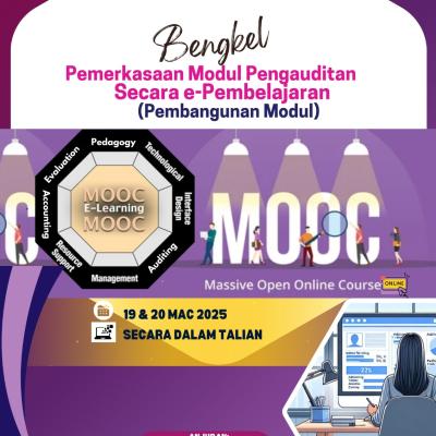 Bengkel Pemerkasaan Modul Pengauditan Secara e-Pembelajaran (Pembangunan  Modul) - 2025