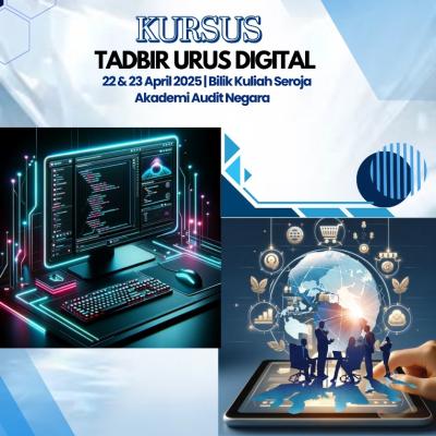 Kursus Tadbir Urus Digital, 22 & 23 April 2025
