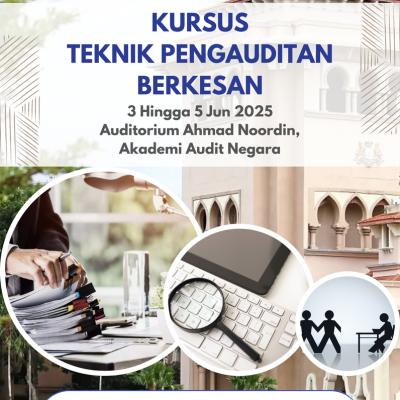Kursus Teknik Pengauditan Berkesan | 3 - 5 Jun 2025