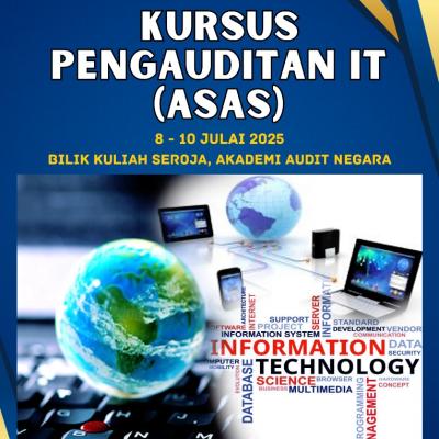 Kursus Pengauditan IT (Asas) 8 - 10 Julai 2025