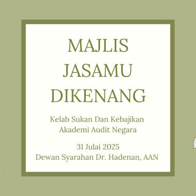 Majlis Jasamu Dikenang - En. Mohd Baharuzi