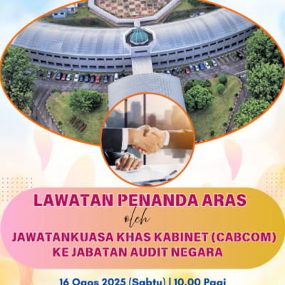 LAWATAN PENANDA  ARAS OLEH JAWATANKUASA KHAS KABINET (CABCOM) KE JABATAN AUDIT NEGARA