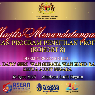 MAJLIS MENANDATANGANI PERJANJIAN PROGRAM PENSIJILAN PROFESIONAL (KOHORT 8)