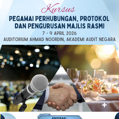 KURSUS PEGAWAI PERHUBUNGAN, PROTOKOL DAN PENGURUSAN MAJLIS RASMI