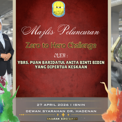MAJLIS PELUNCURAN ZERO TO HERO CHALLENGE