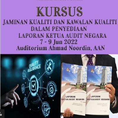 Kursus Jaminan Kualiti dan Kawalan Kualiti dlm Persedian KLN