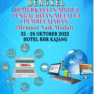 Bengkel Pemerkasaan Modul Pengauditan Melalui ePembelajaran (Memuat Naik Modul)