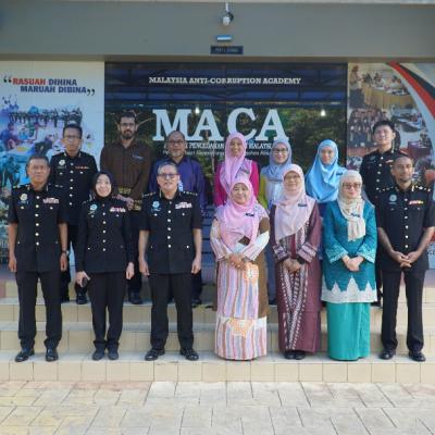 KUNJUNGAN HORMAT PENGARAH  AKADEMI AUDIT NEGARA (AAN) KE AKADEMI PENCEGAHAN RASUAH MALAYSIA (MACA) - 12 Januari 2023