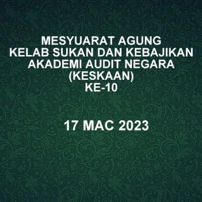 Mesyuarat Agung Tahunan KESKAAN 2023